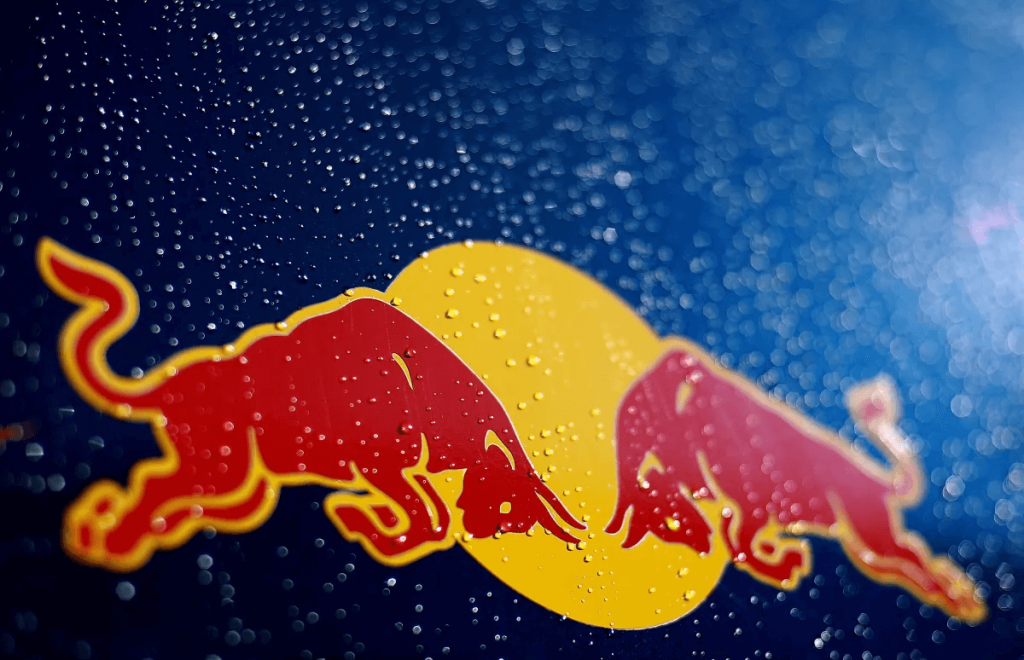 Color Palette of red bull logo