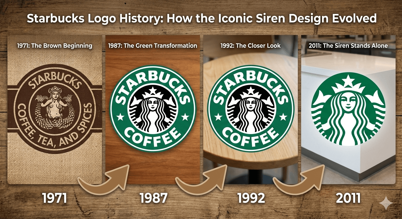 Starbucks Logo History: How the Iconic Siren Design Evolved