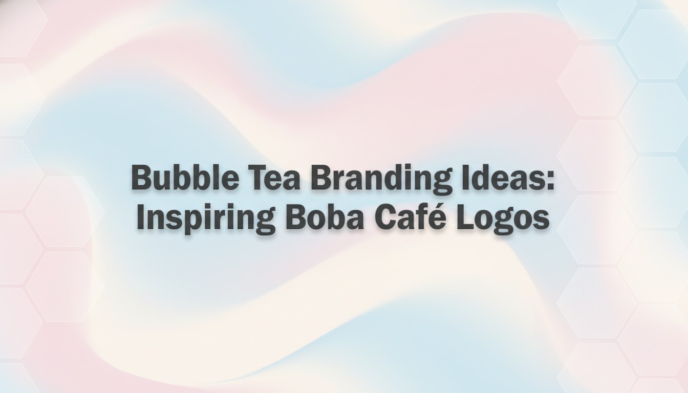 Bubble Tea Branding Ideas: Inspiring Boba Café Logos