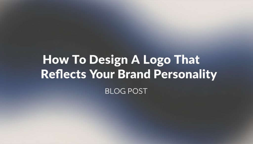 How To Design A Logo That Reflects Your Brand Personality
