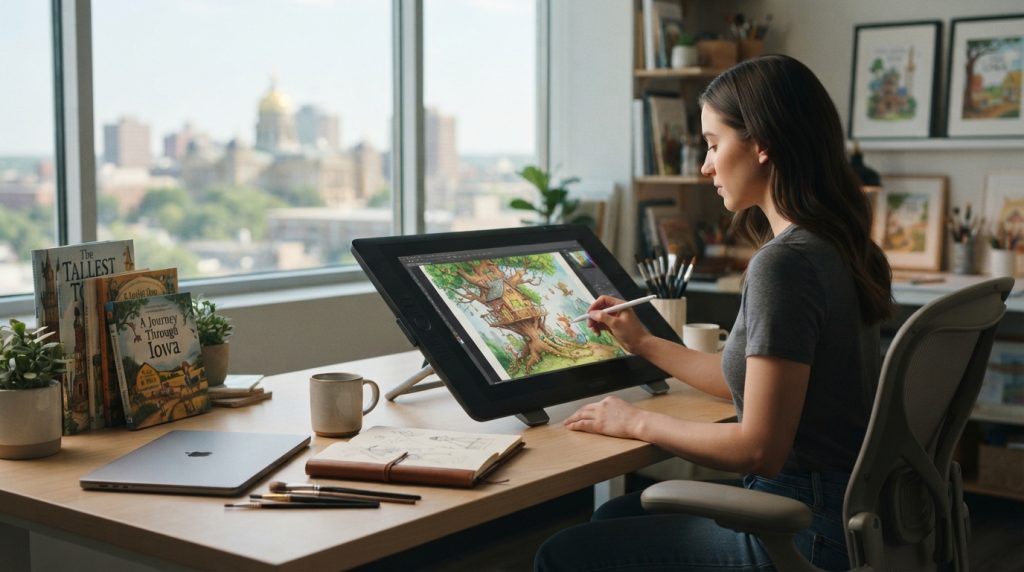 Top 10 Best Book Illustration Companies in Iowa 2026