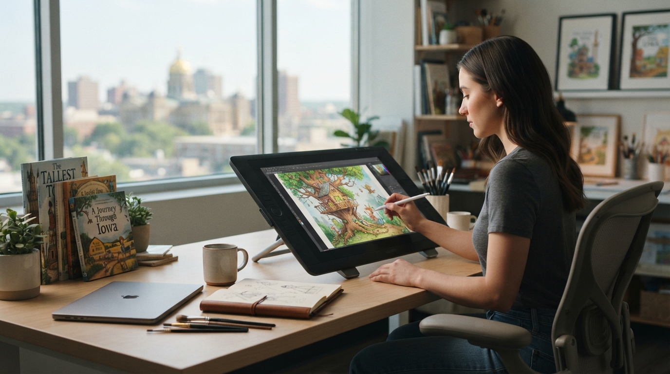 Top 10 Best Book Illustration Companies in Iowa 2026